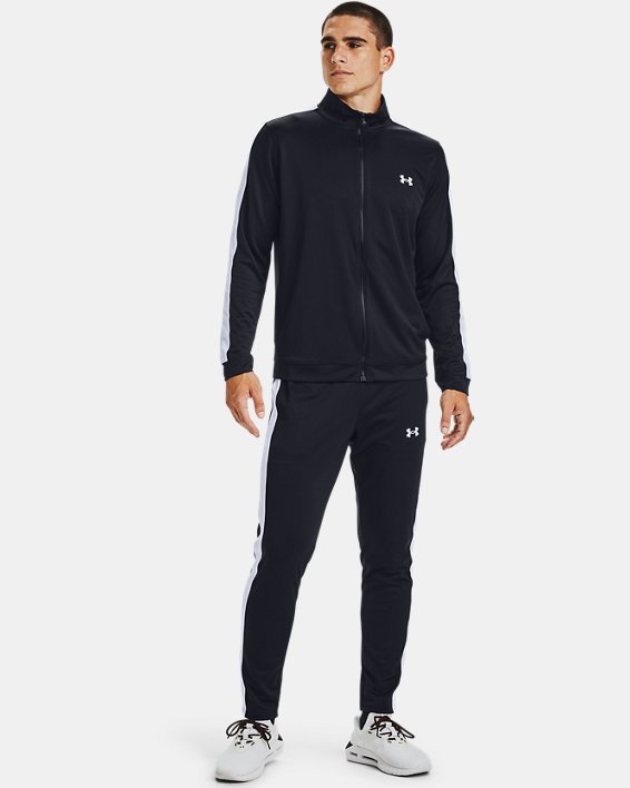 Men's UA Knit Track Suit, Black, pdpMainDesktop image number 0